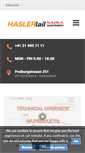 Mobile Screenshot of haslerrail.com